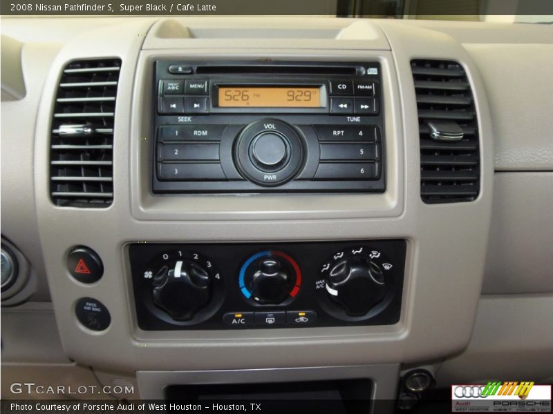 Super Black / Cafe Latte 2008 Nissan Pathfinder S