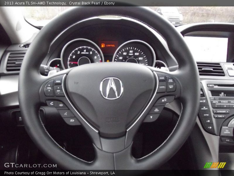 Crystal Black Pearl / Ebony 2013 Acura TL SH-AWD Technology