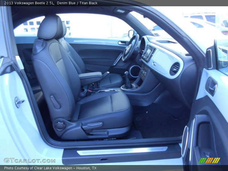 Denim Blue / Titan Black 2013 Volkswagen Beetle 2.5L
