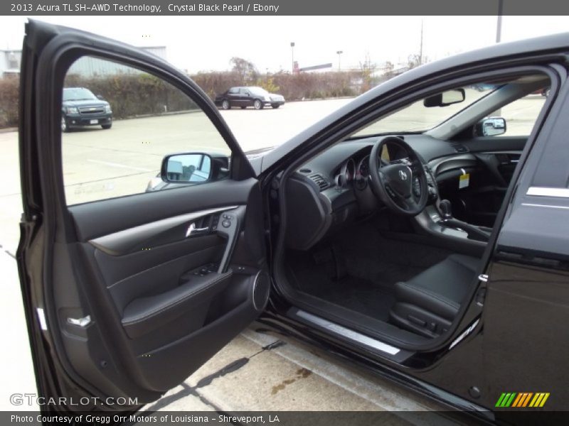 Crystal Black Pearl / Ebony 2013 Acura TL SH-AWD Technology