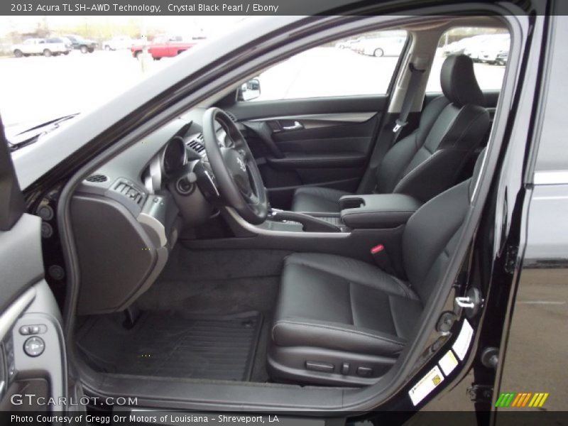 Crystal Black Pearl / Ebony 2013 Acura TL SH-AWD Technology