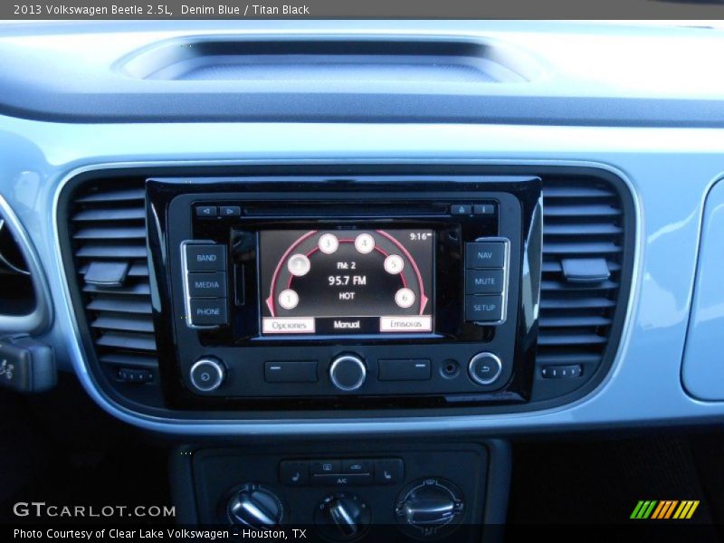 Denim Blue / Titan Black 2013 Volkswagen Beetle 2.5L