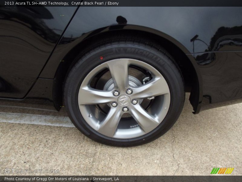 Crystal Black Pearl / Ebony 2013 Acura TL SH-AWD Technology