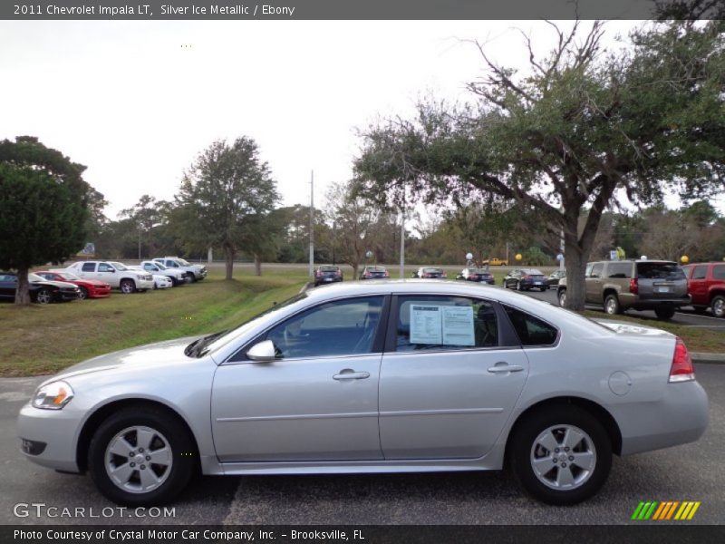 Silver Ice Metallic / Ebony 2011 Chevrolet Impala LT
