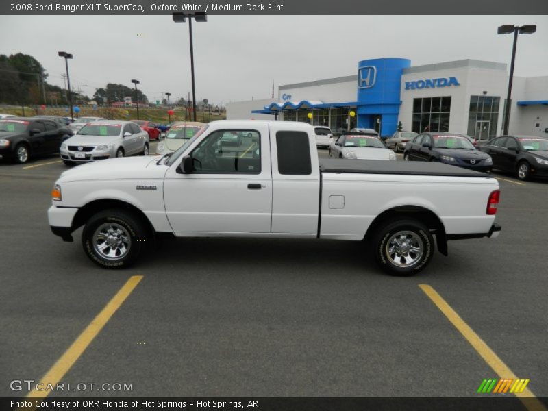 Oxford White / Medium Dark Flint 2008 Ford Ranger XLT SuperCab