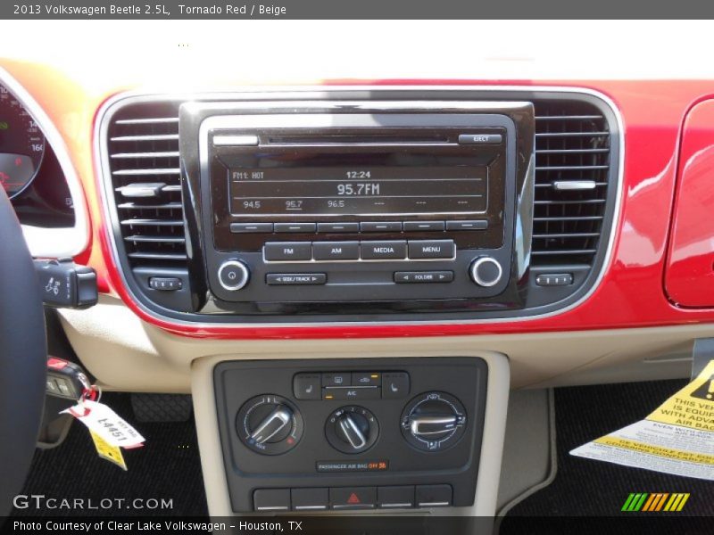 Tornado Red / Beige 2013 Volkswagen Beetle 2.5L