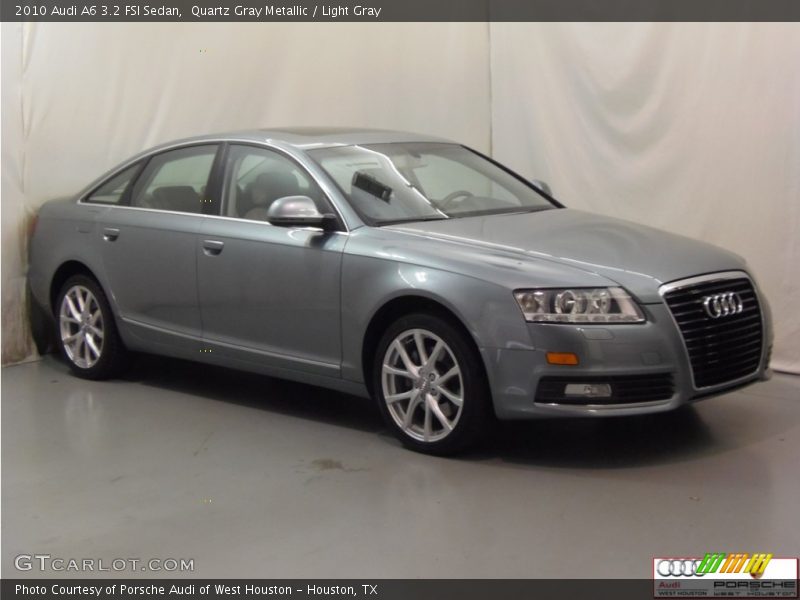 Quartz Gray Metallic / Light Gray 2010 Audi A6 3.2 FSI Sedan