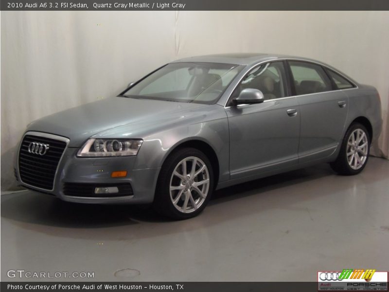 Quartz Gray Metallic / Light Gray 2010 Audi A6 3.2 FSI Sedan