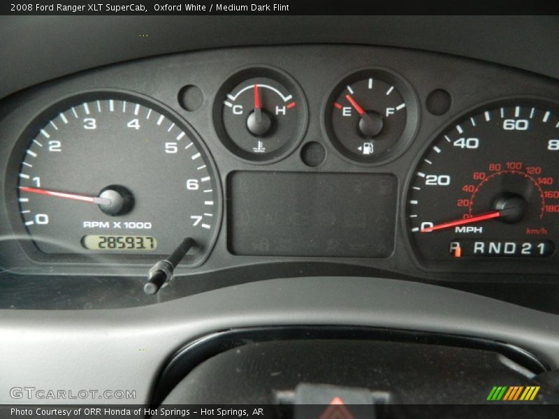 Oxford White / Medium Dark Flint 2008 Ford Ranger XLT SuperCab