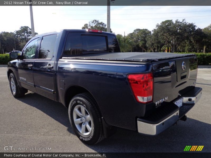 Navy Blue / Charcoal 2012 Nissan Titan SV Crew Cab