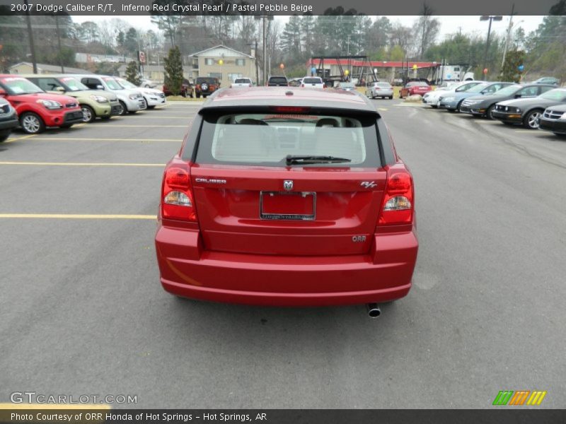 Inferno Red Crystal Pearl / Pastel Pebble Beige 2007 Dodge Caliber R/T