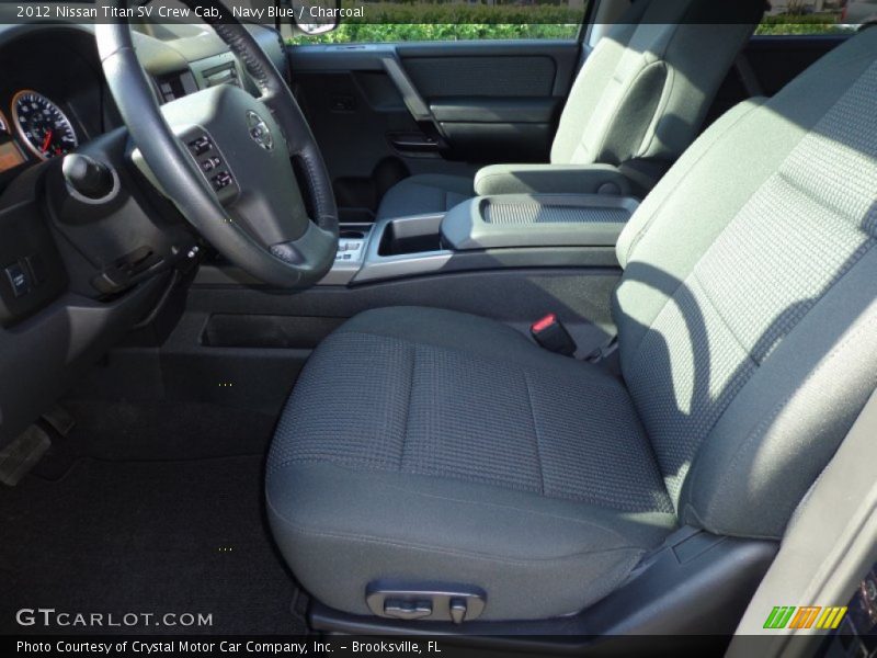 Navy Blue / Charcoal 2012 Nissan Titan SV Crew Cab