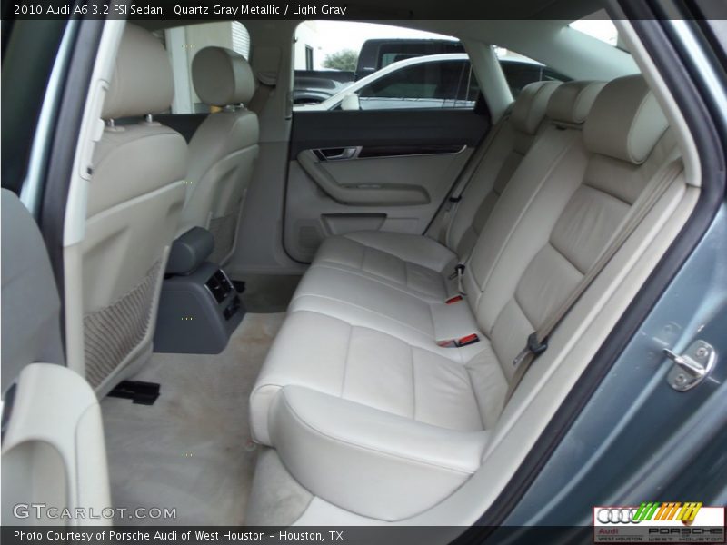 Quartz Gray Metallic / Light Gray 2010 Audi A6 3.2 FSI Sedan