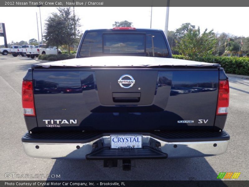 Navy Blue / Charcoal 2012 Nissan Titan SV Crew Cab
