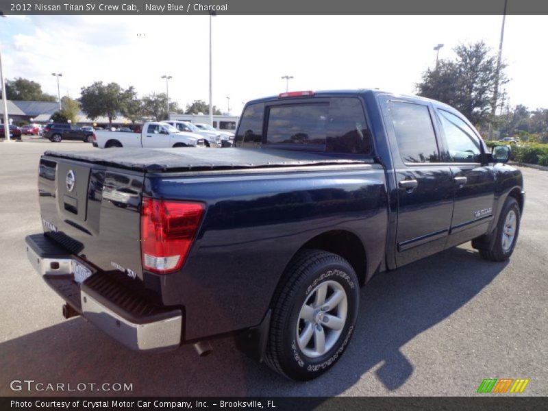 Navy Blue / Charcoal 2012 Nissan Titan SV Crew Cab