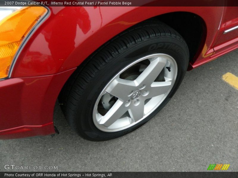 Inferno Red Crystal Pearl / Pastel Pebble Beige 2007 Dodge Caliber R/T