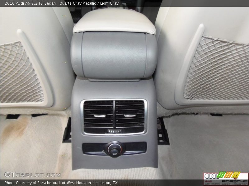 Quartz Gray Metallic / Light Gray 2010 Audi A6 3.2 FSI Sedan