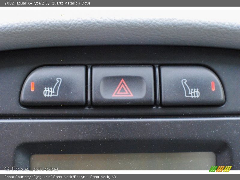 Controls of 2002 X-Type 2.5