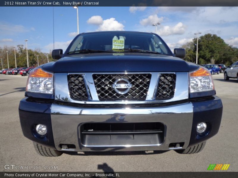 Navy Blue / Charcoal 2012 Nissan Titan SV Crew Cab