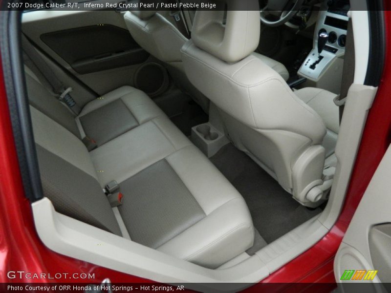 Inferno Red Crystal Pearl / Pastel Pebble Beige 2007 Dodge Caliber R/T