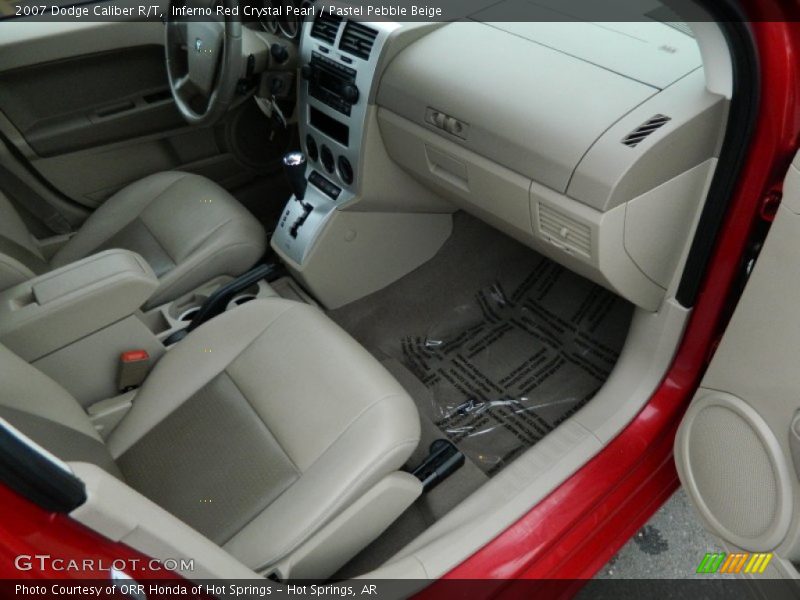 Inferno Red Crystal Pearl / Pastel Pebble Beige 2007 Dodge Caliber R/T