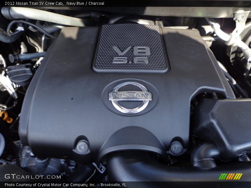 Navy Blue / Charcoal 2012 Nissan Titan SV Crew Cab