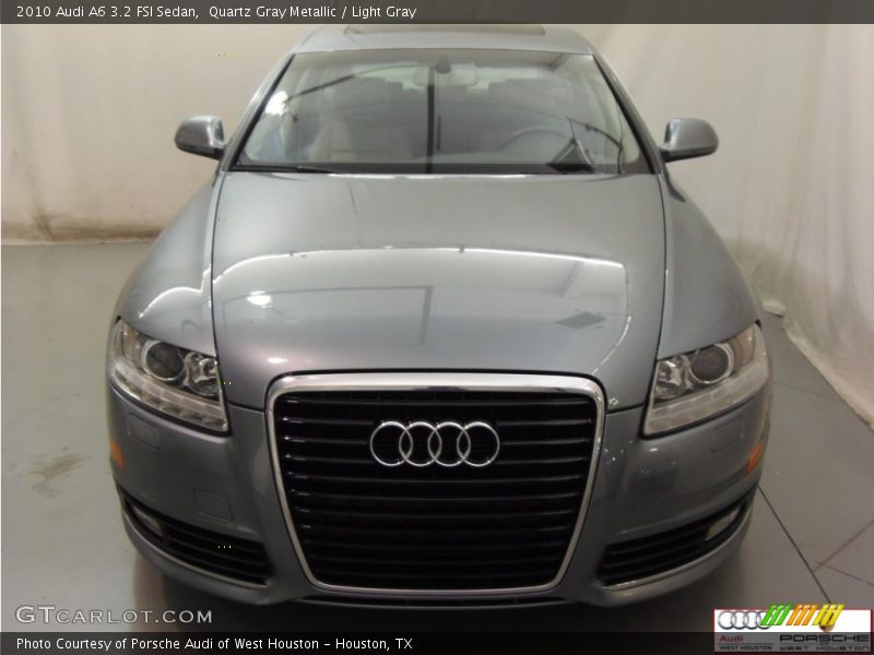 Quartz Gray Metallic / Light Gray 2010 Audi A6 3.2 FSI Sedan