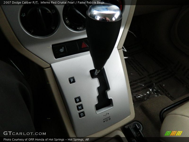 Inferno Red Crystal Pearl / Pastel Pebble Beige 2007 Dodge Caliber R/T