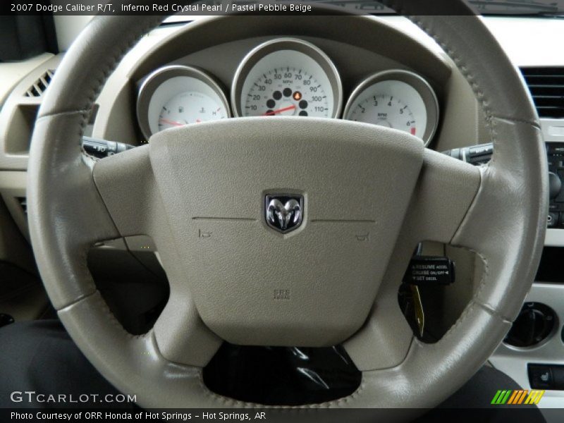Inferno Red Crystal Pearl / Pastel Pebble Beige 2007 Dodge Caliber R/T