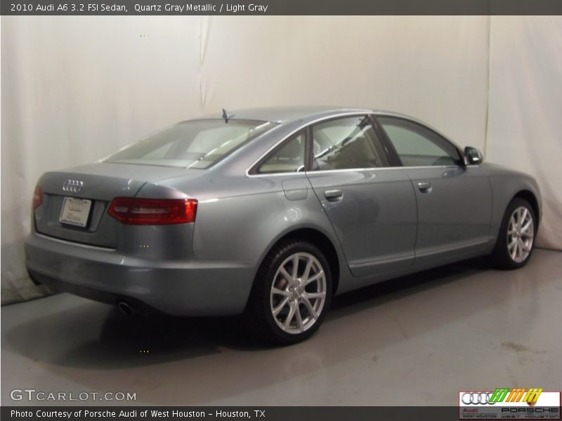 Quartz Gray Metallic / Light Gray 2010 Audi A6 3.2 FSI Sedan