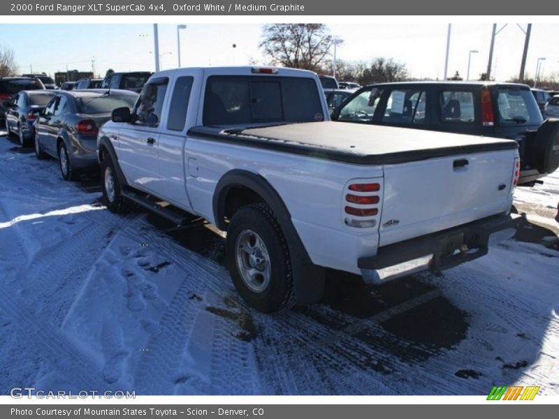 Oxford White / Medium Graphite 2000 Ford Ranger XLT SuperCab 4x4