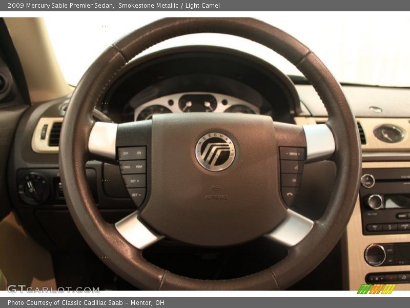 Smokestone Metallic / Light Camel 2009 Mercury Sable Premier Sedan