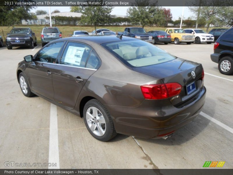 Toffee Brown Metallic / Cornsilk Beige 2013 Volkswagen Jetta TDI Sedan