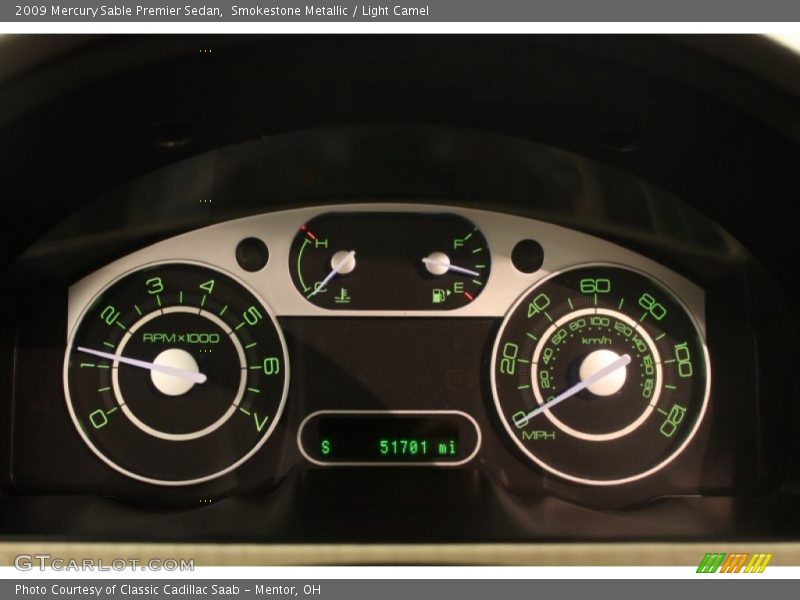 Smokestone Metallic / Light Camel 2009 Mercury Sable Premier Sedan