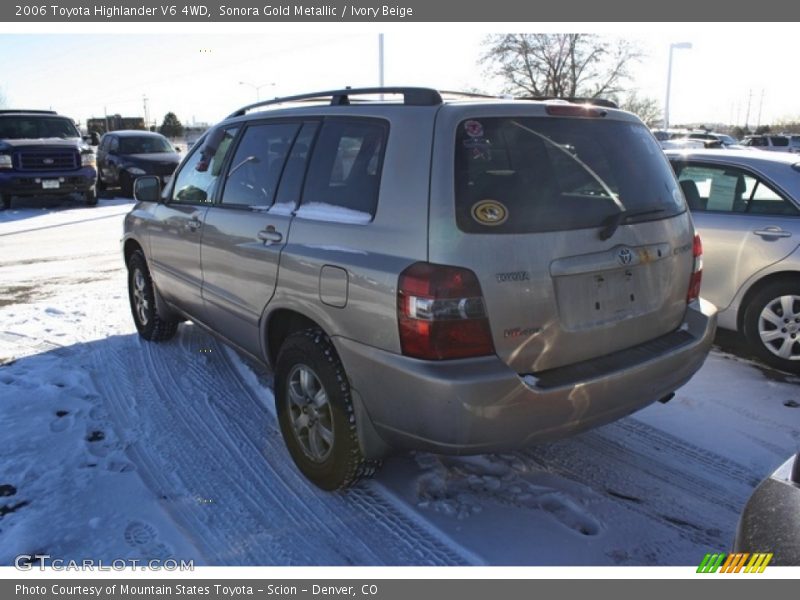 Sonora Gold Metallic / Ivory Beige 2006 Toyota Highlander V6 4WD