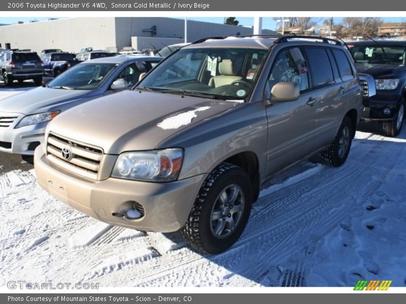 Sonora Gold Metallic / Ivory Beige 2006 Toyota Highlander V6 4WD