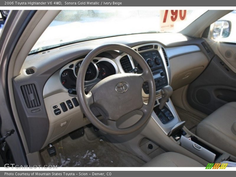 Sonora Gold Metallic / Ivory Beige 2006 Toyota Highlander V6 4WD