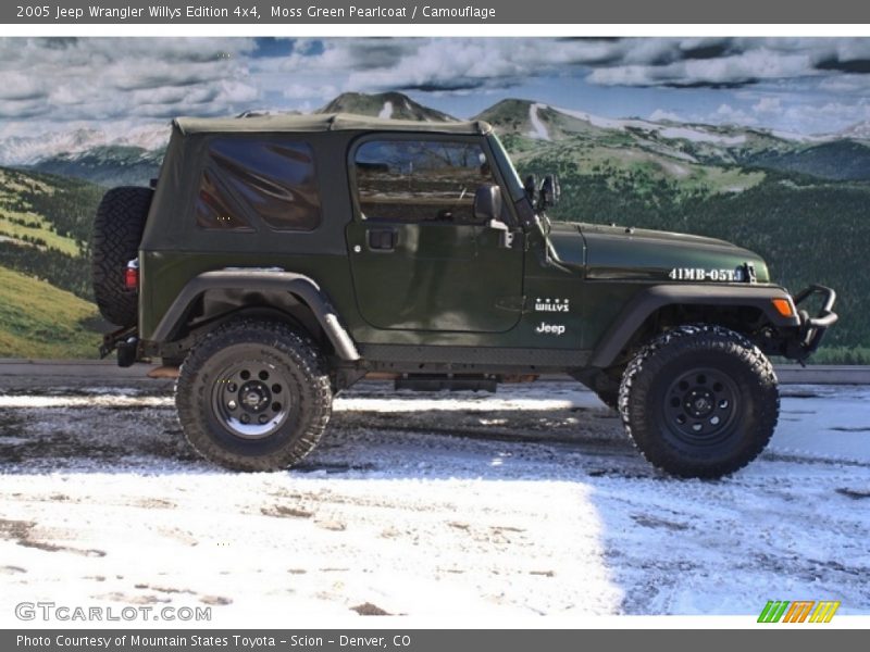  2005 Wrangler Willys Edition 4x4 Moss Green Pearlcoat