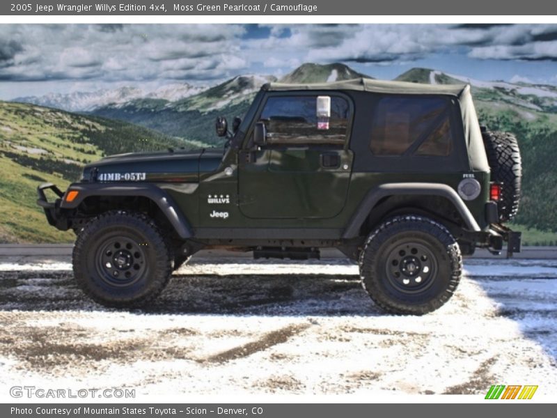  2005 Wrangler Willys Edition 4x4 Moss Green Pearlcoat