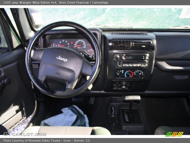 Moss Green Pearlcoat / Camouflage 2005 Jeep Wrangler Willys Edition 4x4