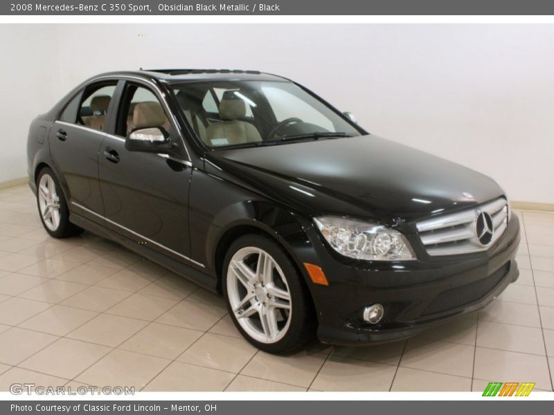 Obsidian Black Metallic / Black 2008 Mercedes-Benz C 350 Sport
