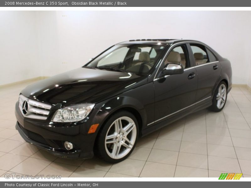 Obsidian Black Metallic / Black 2008 Mercedes-Benz C 350 Sport