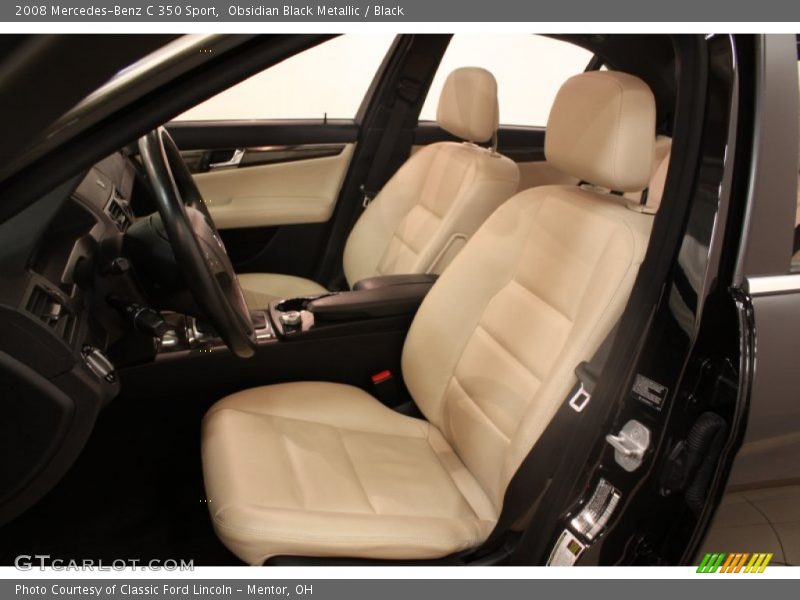 Obsidian Black Metallic / Black 2008 Mercedes-Benz C 350 Sport