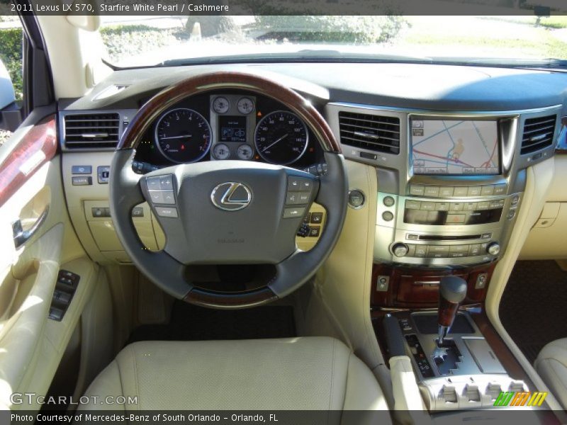 Starfire White Pearl / Cashmere 2011 Lexus LX 570