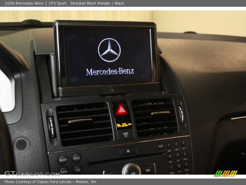 Obsidian Black Metallic / Black 2008 Mercedes-Benz C 350 Sport