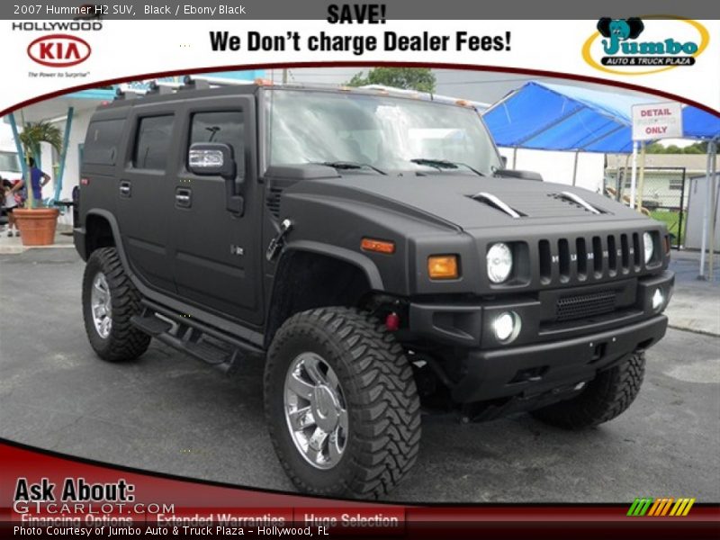 Black / Ebony Black 2007 Hummer H2 SUV