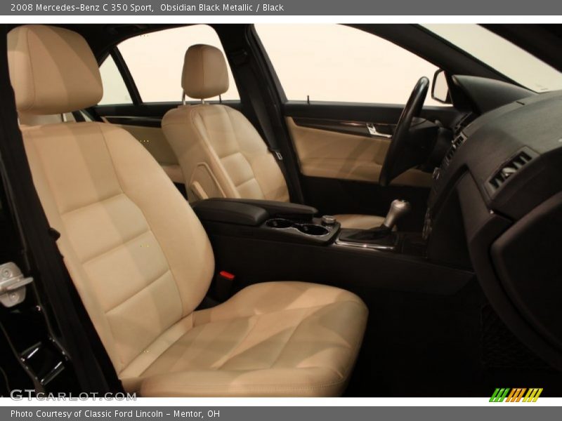 Obsidian Black Metallic / Black 2008 Mercedes-Benz C 350 Sport