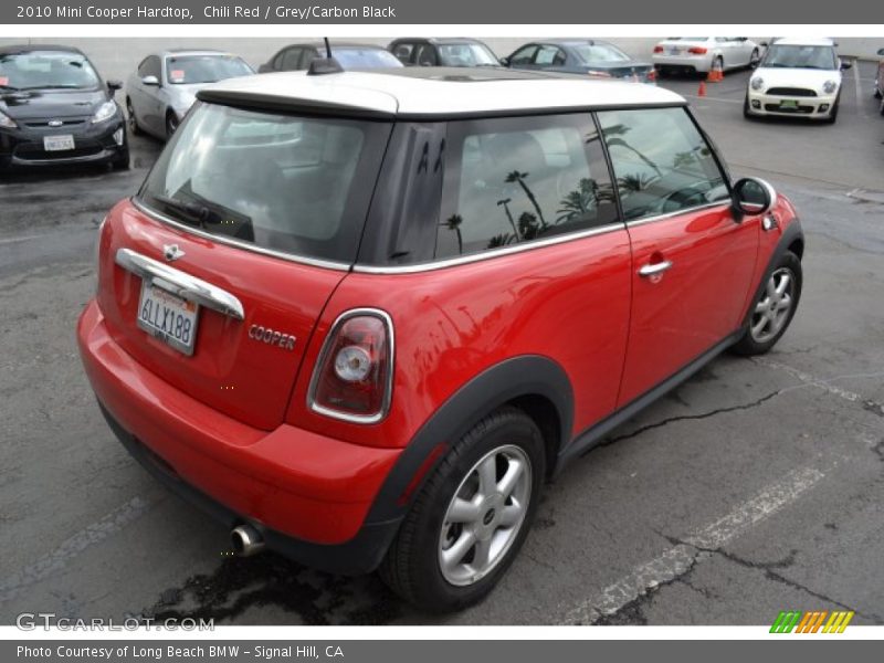 Chili Red / Grey/Carbon Black 2010 Mini Cooper Hardtop