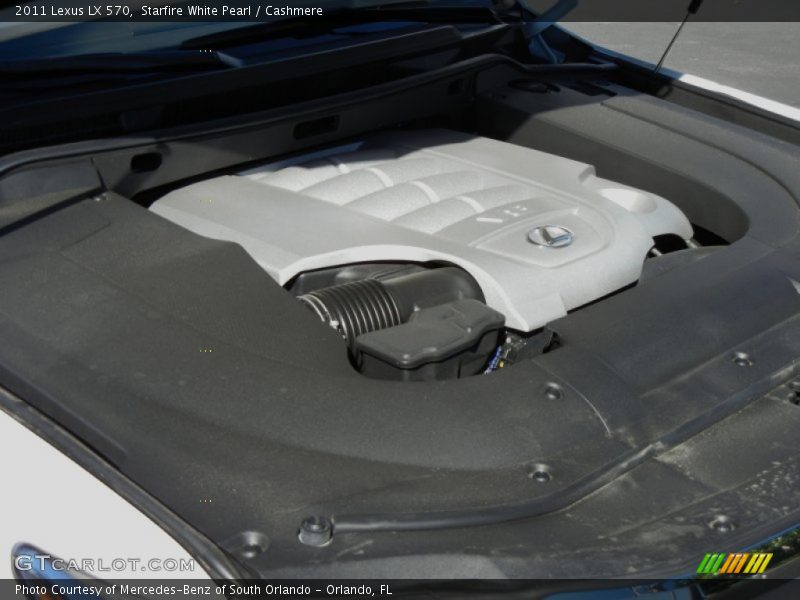 Starfire White Pearl / Cashmere 2011 Lexus LX 570