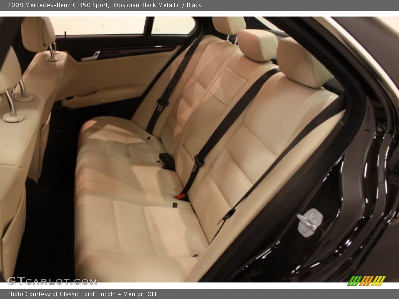 Obsidian Black Metallic / Black 2008 Mercedes-Benz C 350 Sport